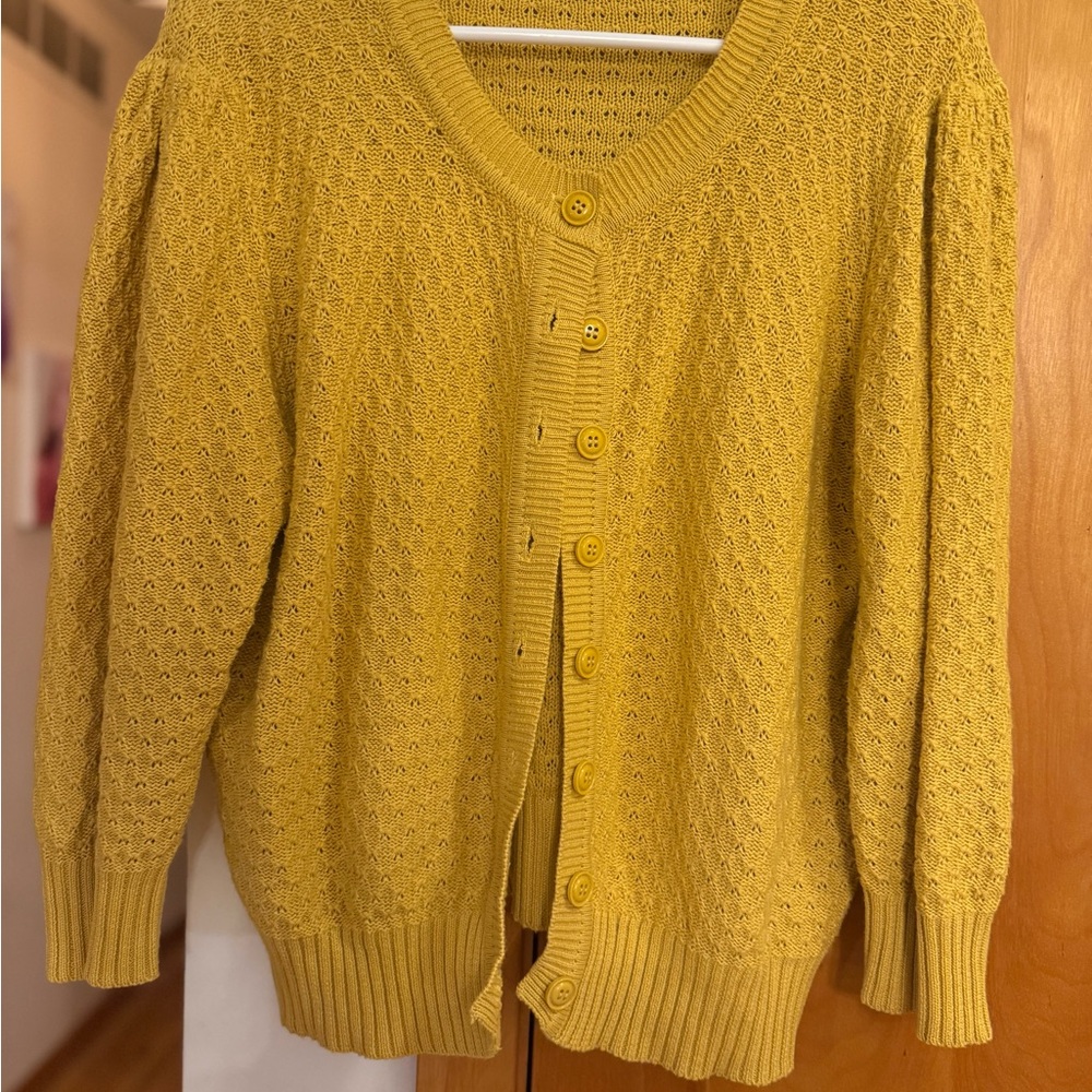 Vintage Style, Cable Knit Cardigan Sweater